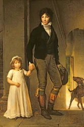 Jean-Baptiste Isabey and his Daughter, Alexandrine